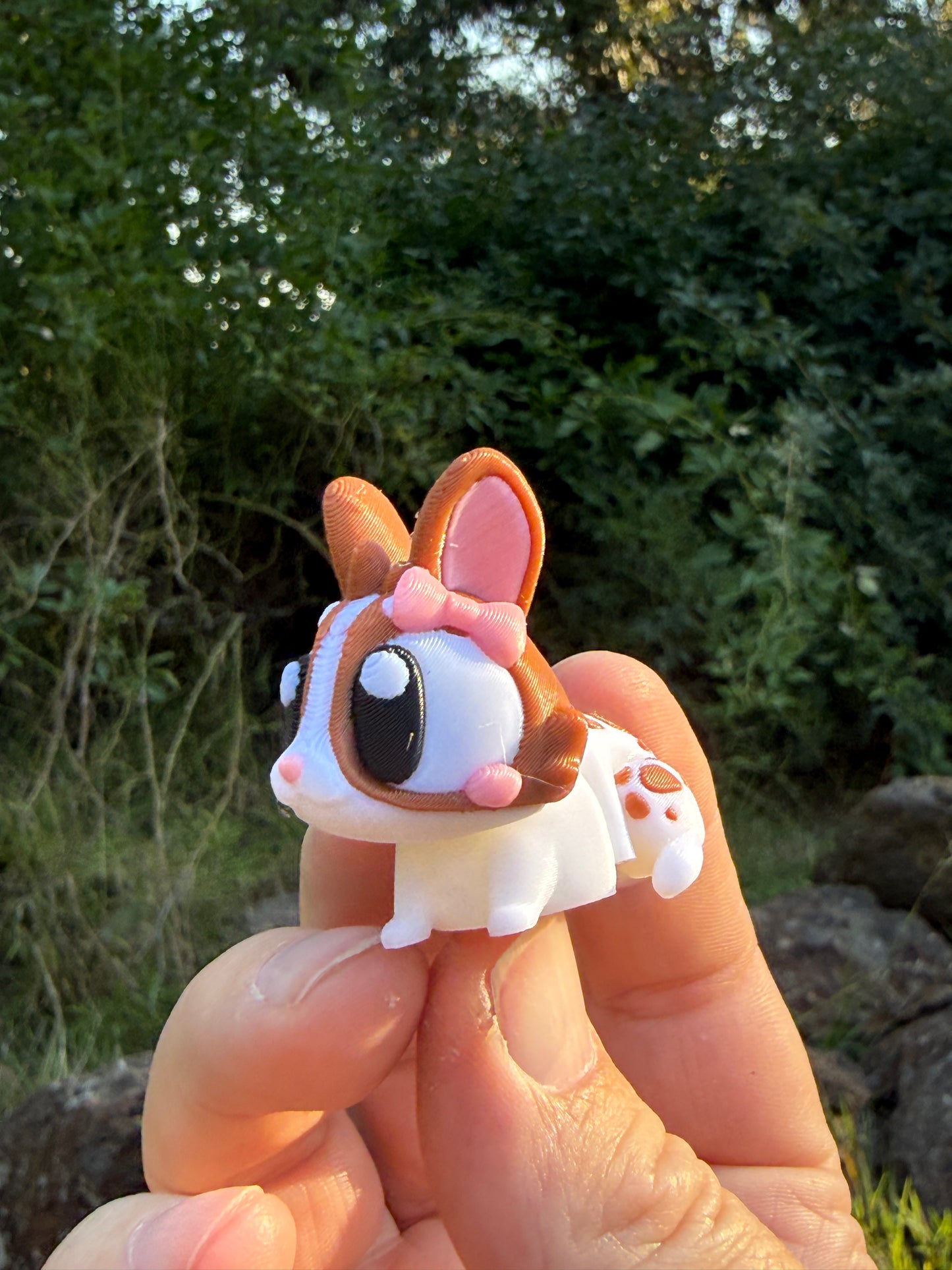 Easter Bunny & Egg Duo - Easter Decor Cute 3D Printed Mini Collectible