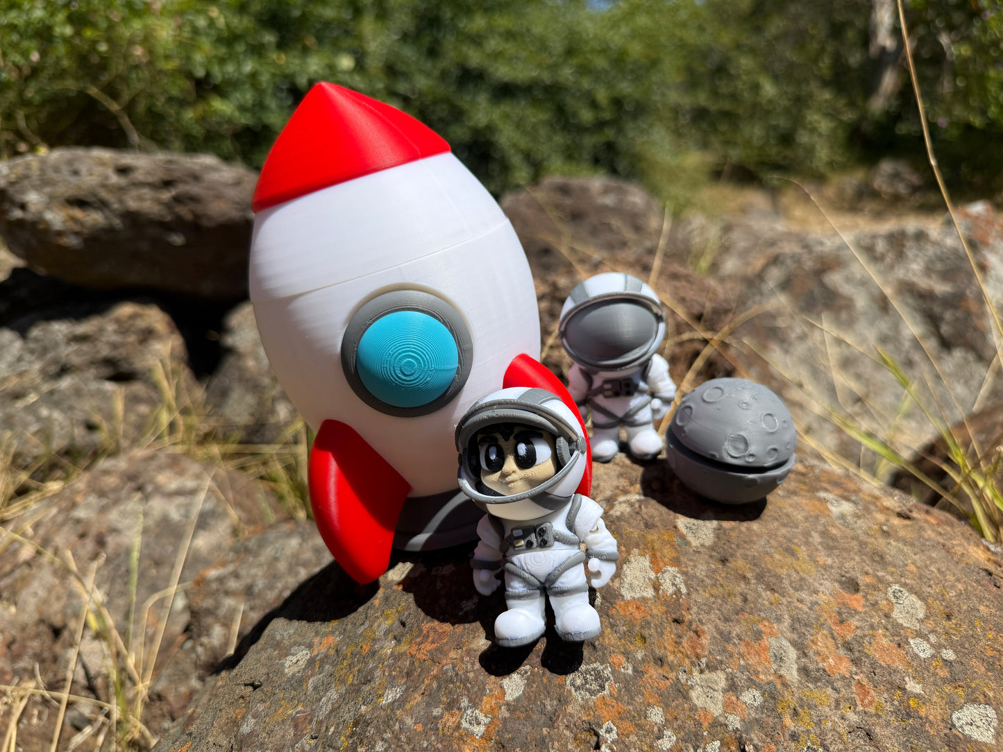 🚀 Astronauts, Rocket & Moon Clicker – Space Adventure Play Set