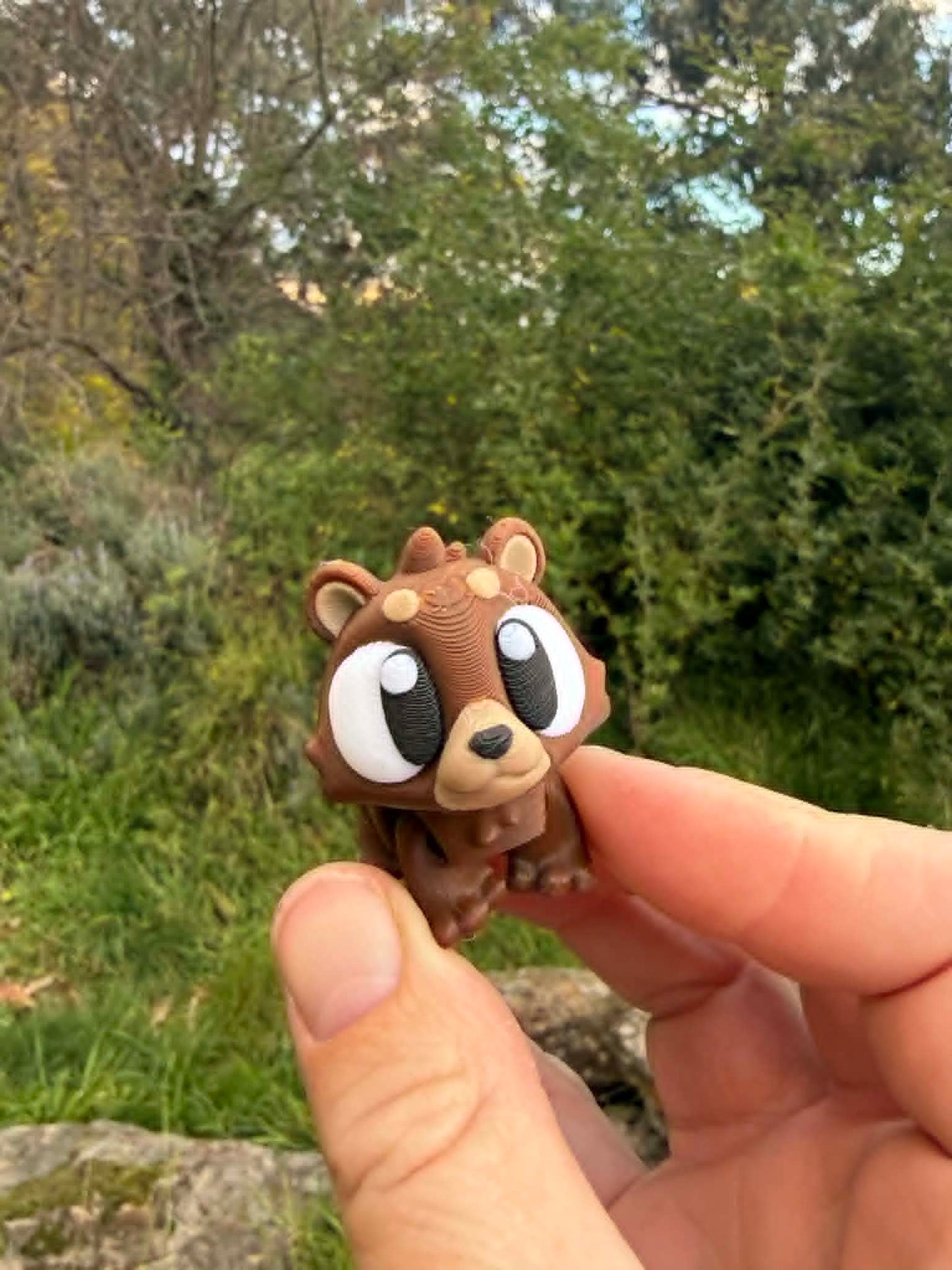 3D Printed Bear Habitat – Three Bears | Small‑World Play Scene | Woodland Animals | Aussie Handmade