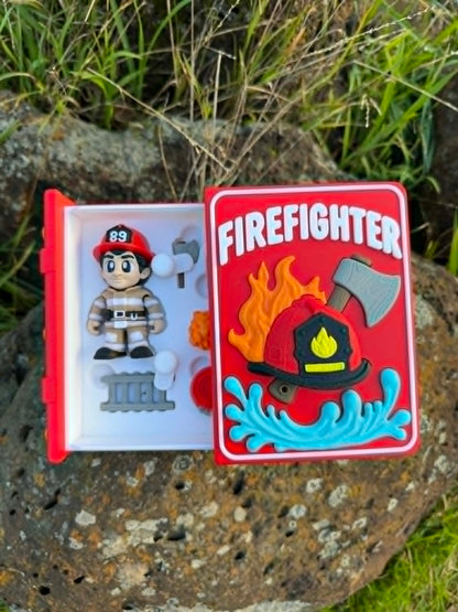 Firefighter Story Box Book – Imaginative Play Set for Kids