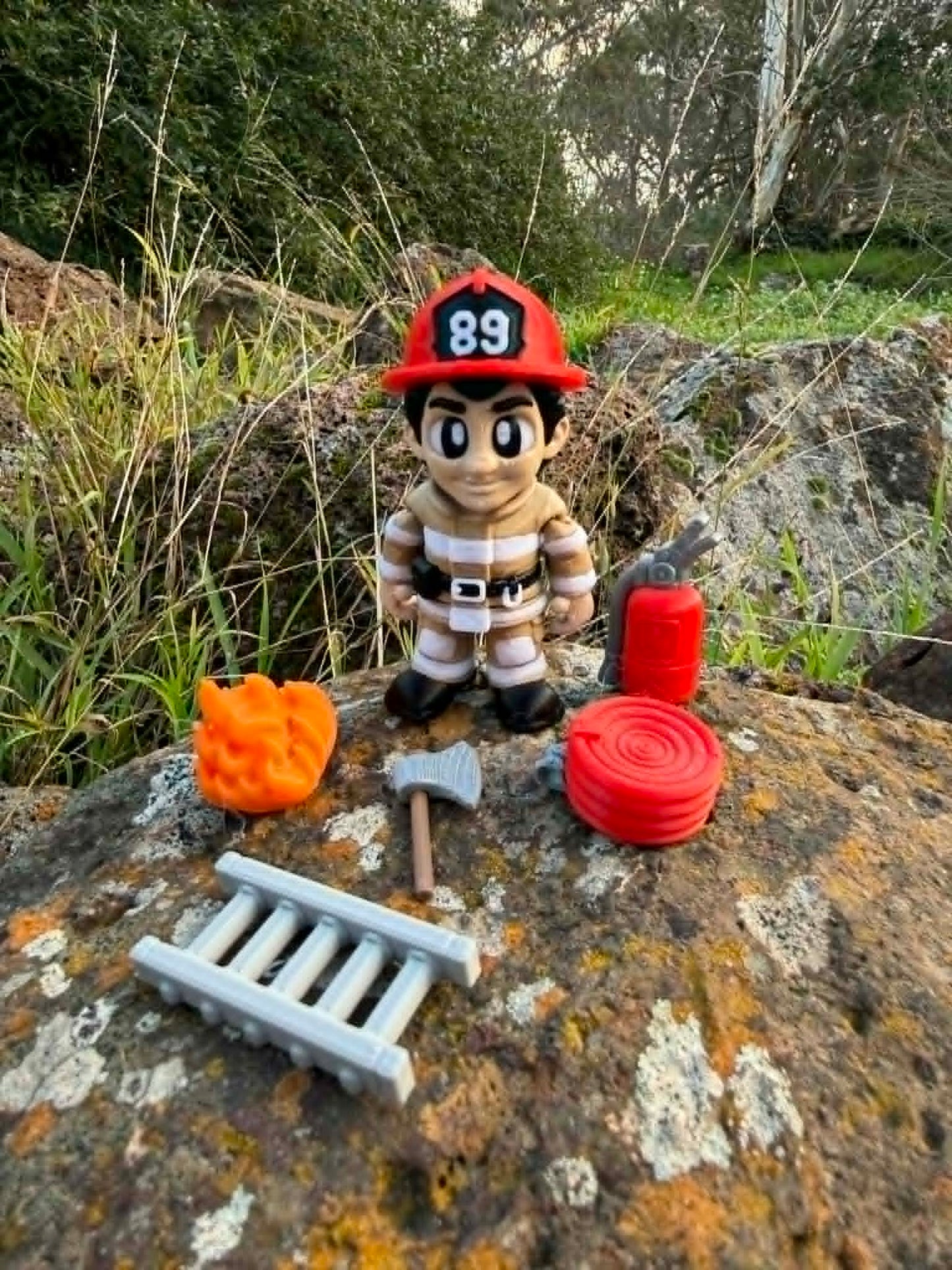 Firefighter Story Box Book – Imaginative Play Set for Kids