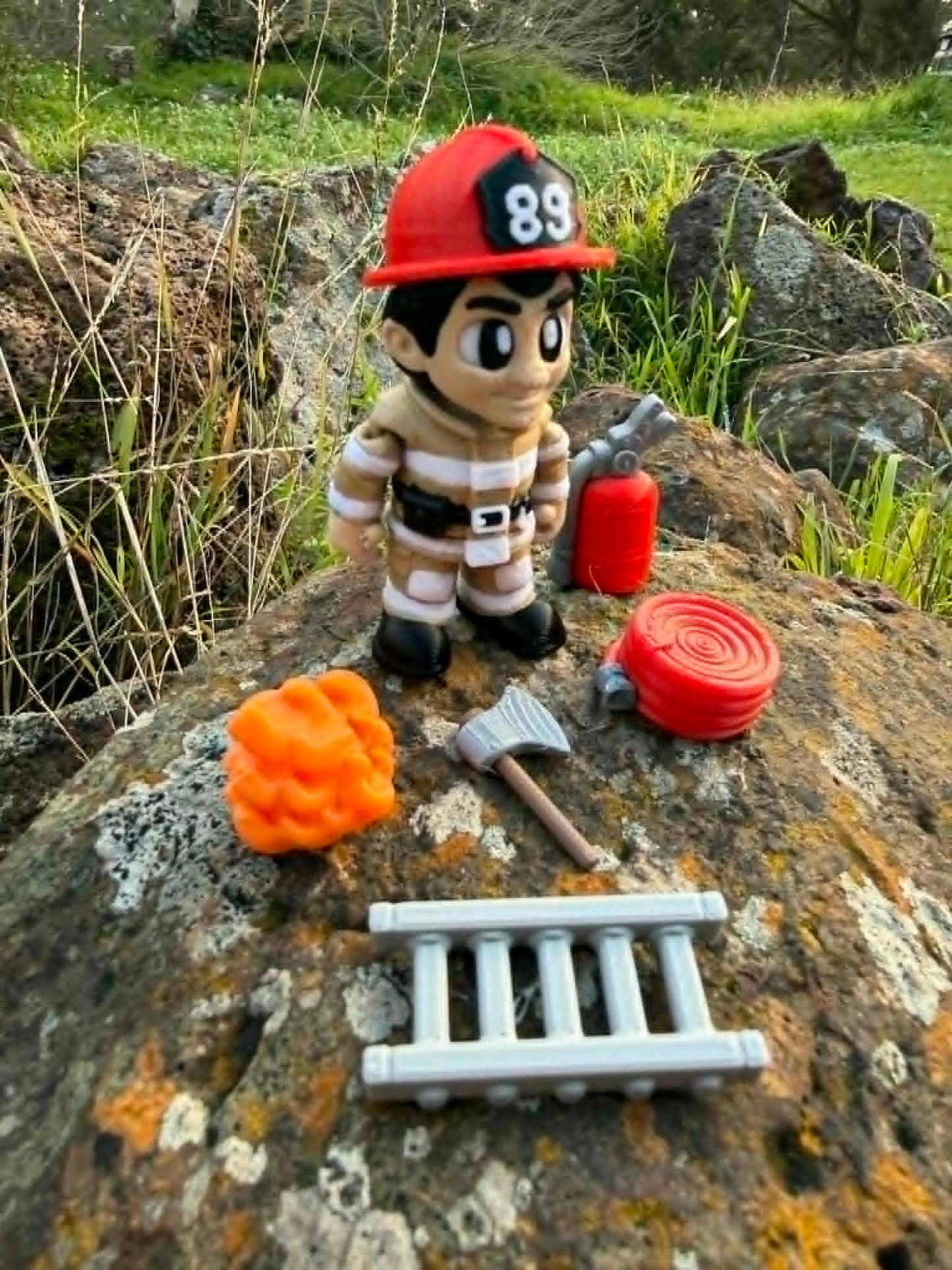 Firefighter Story Box Book – Imaginative Play Set for Kids