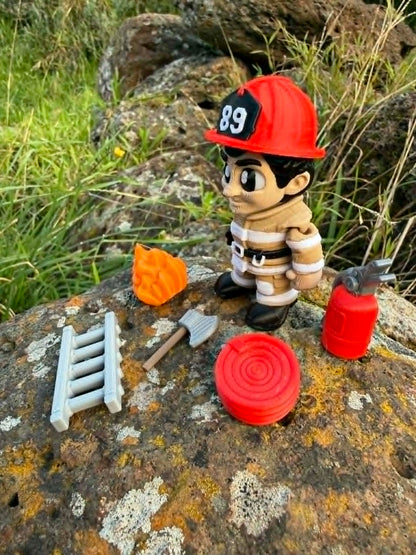Firefighter Story Box Book – Imaginative Play Set for Kids