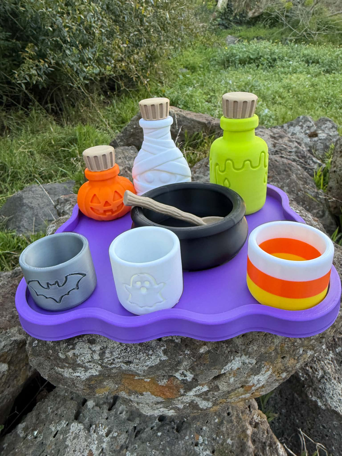 3D Printed Halloween Potion Play Set – Spooky, Colourful & Imaginative Play