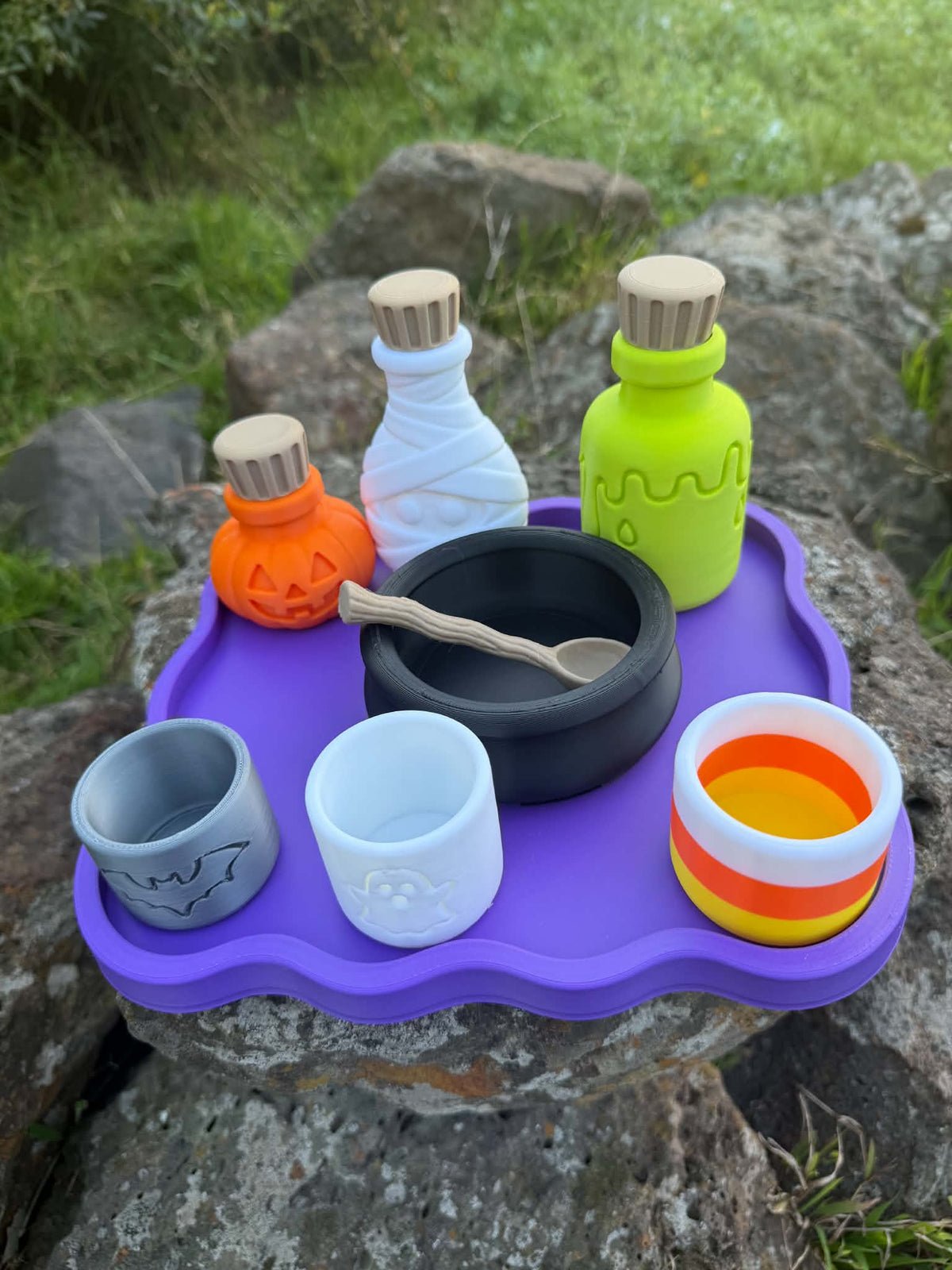 3D Printed Halloween Potion Play Set – Spooky, Colourful & Imaginative Play