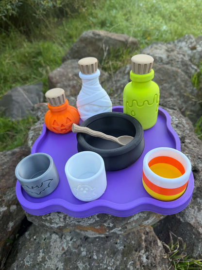 3D Printed Halloween Potion Play Set – Spooky, Colourful & Imaginative Play