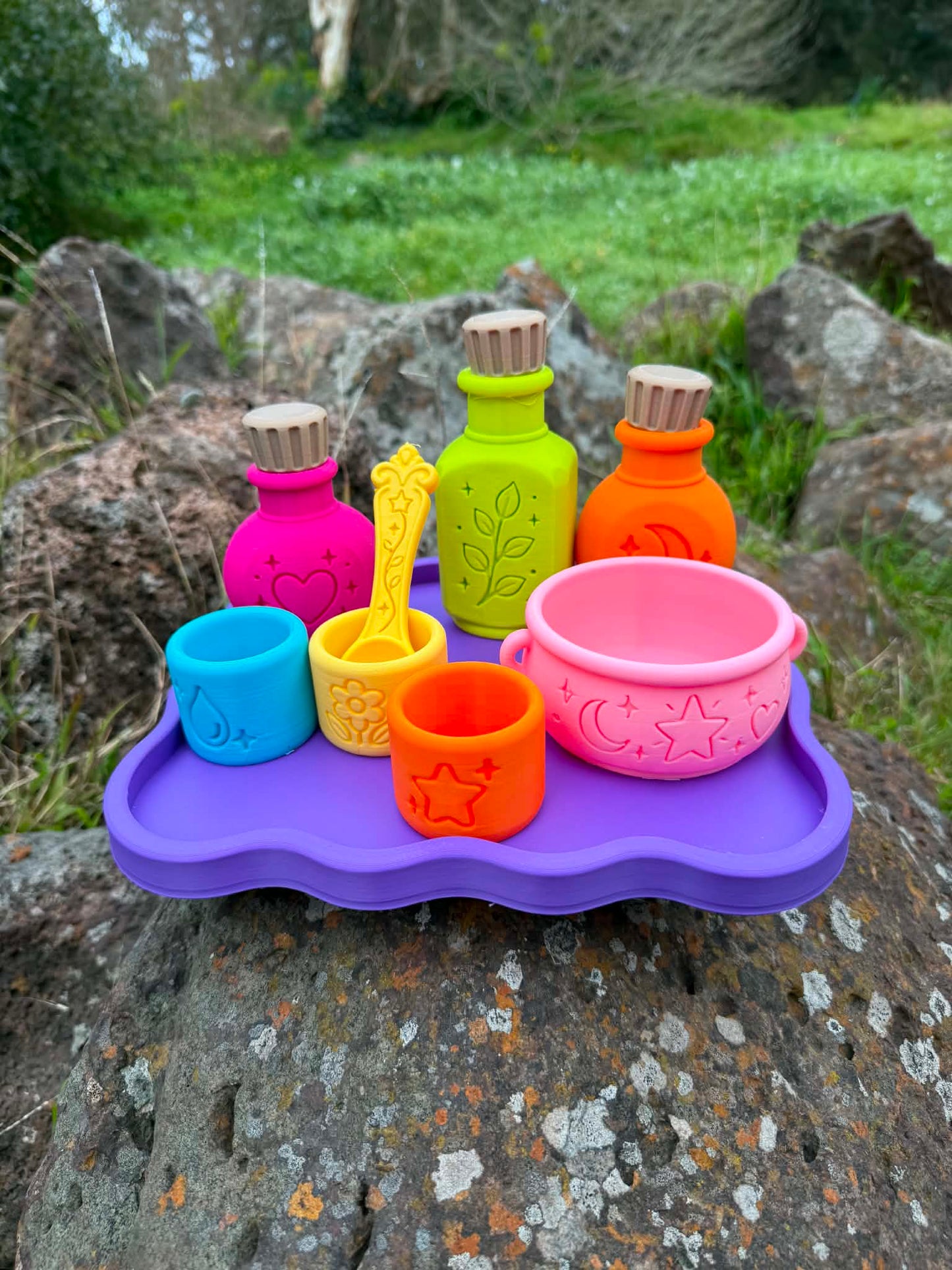 ✨ Magical Potion Play Set – Vibrant Colours & Whimsical Details ✨