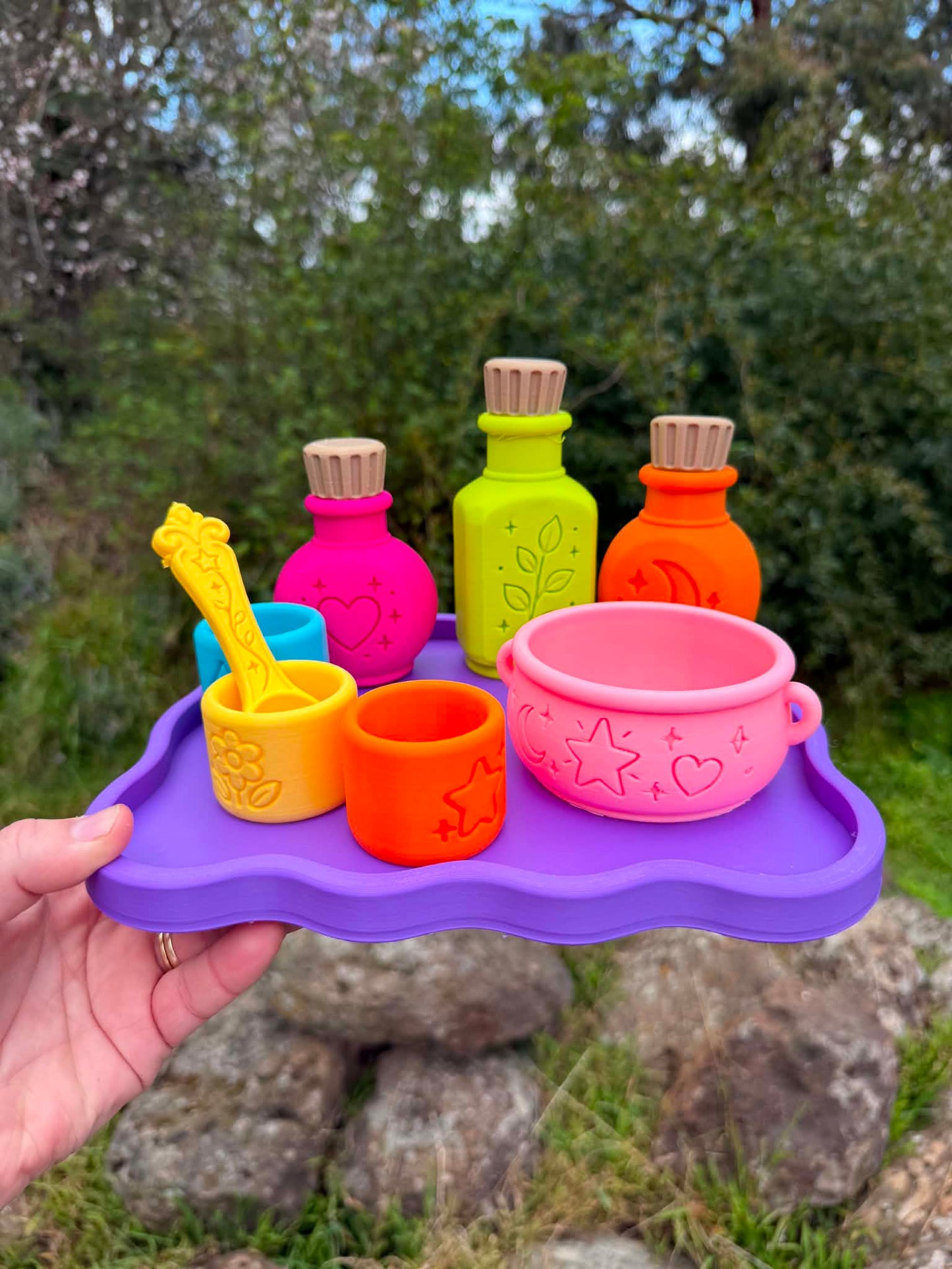 ✨ Magical Potion Play Set – Vibrant Colours & Whimsical Details ✨