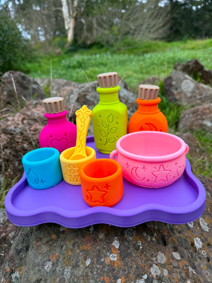 ✨ Magical Potion Play Set – Vibrant Colours & Whimsical Details ✨