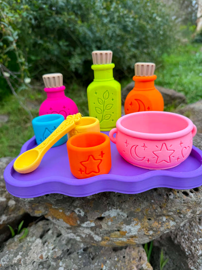 ✨ Magical Potion Play Set – Vibrant Colours & Whimsical Details ✨