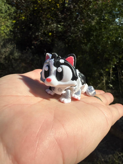 3D Printed Cat Figurine – Small World Play Toy, Australian Handmade Kitty (3-4cm)