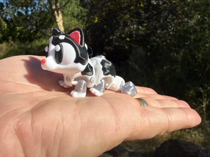 3D Printed Cat Figurine – Small World Play Toy, Australian Handmade Kitty (3-4cm)