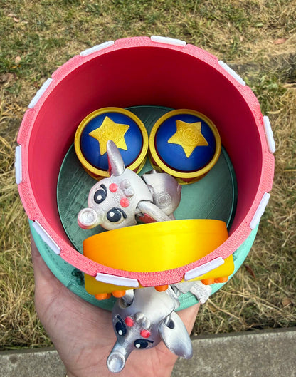 3D printed Circus Tent Play Set with 3D printed Elephants & 3D Printed Drum Clickers