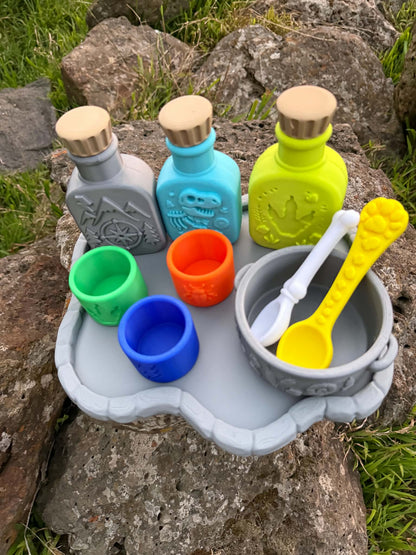3D Printed Dino Explorer Play Set – Magical Prehistoric Adventure Kit