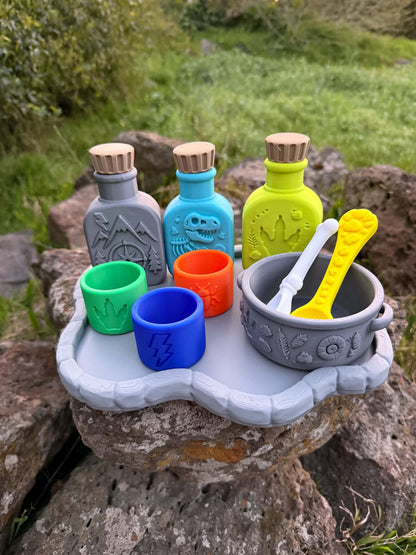 3D Printed Dino Explorer Play Set – Magical Prehistoric Adventure Kit