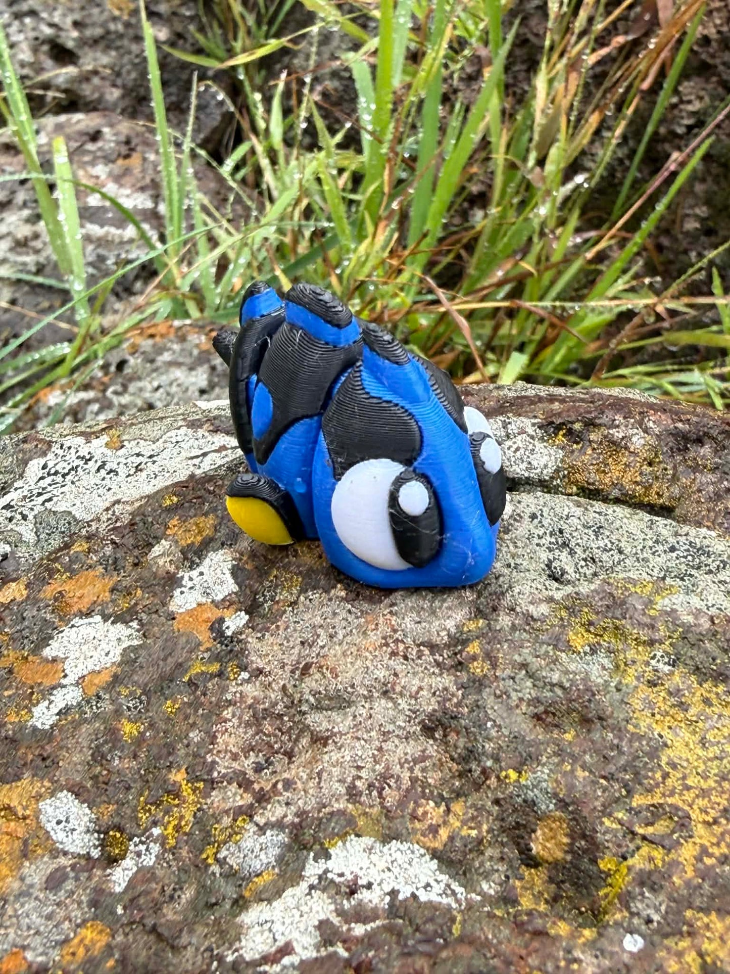 3D Printed Fish Figurines – Blue Tang, Clownfish, Butterfly Fish – Small World Play Decor