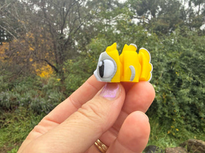 3D Printed Fish Figurines – Blue Tang, Clownfish, Butterfly Fish – Small World Play Decor