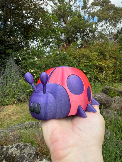 Ladybug Money Box – Cute 3D Printed Coin Bank for Kids || Ladybird Savings Box