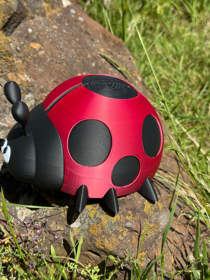 Ladybug Money Box – Cute 3D Printed Coin Bank for Kids || Ladybird Savings Box