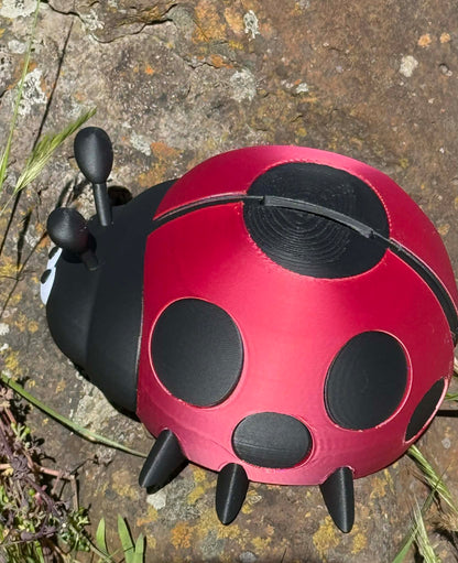 Ladybug Money Box – Cute 3D Printed Coin Bank for Kids || Ladybird Savings Box