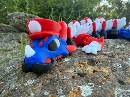 Plumber Dragon – Articulated 3D Printed Flexi Toy