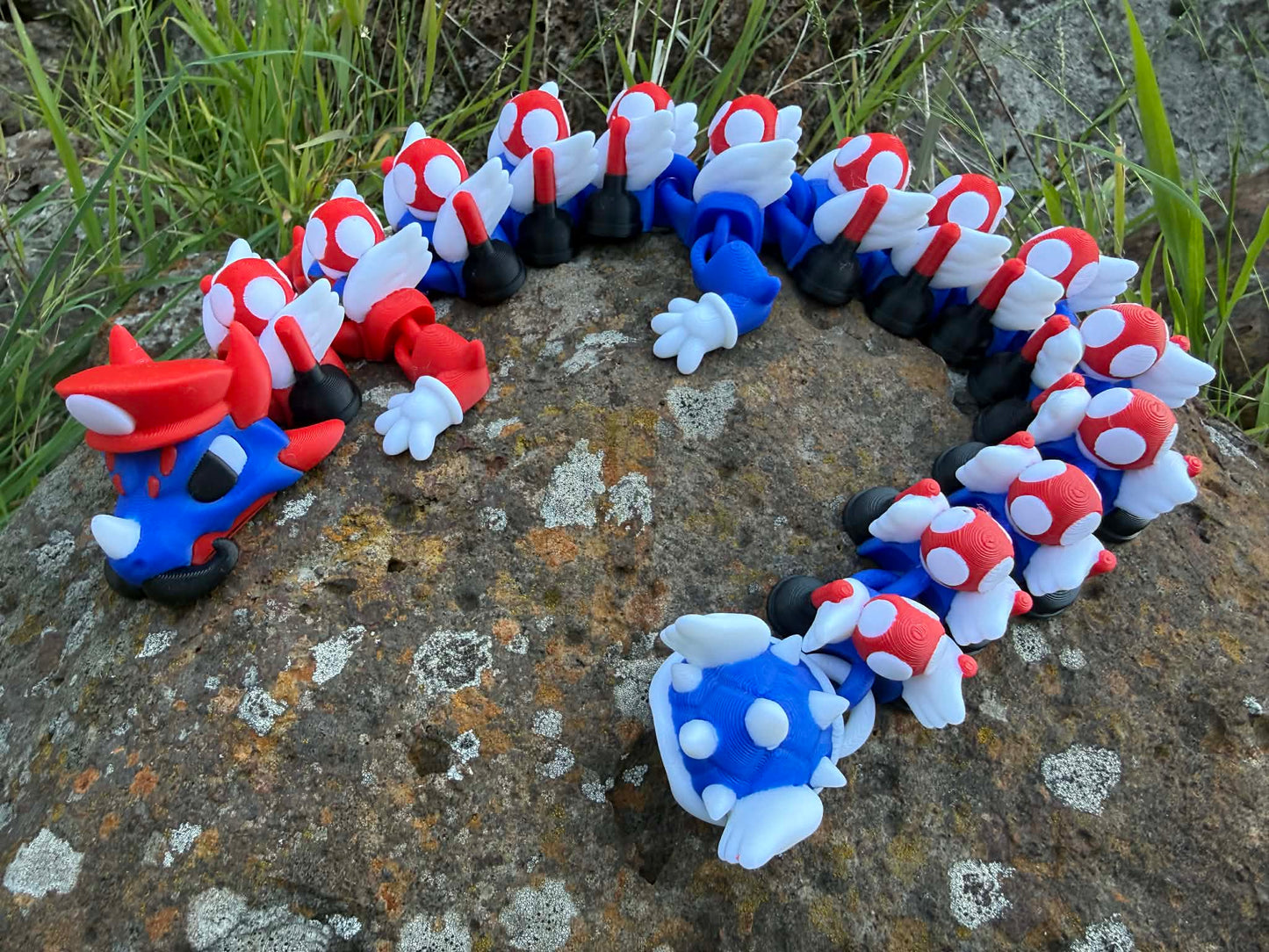 Plumber Dragon – Articulated 3D Printed Flexi Toy
