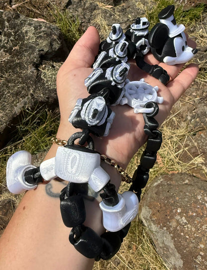 Vintage Cartoon Dragon – 3D Printed 1920s‑Style Articulated Dragon Toy