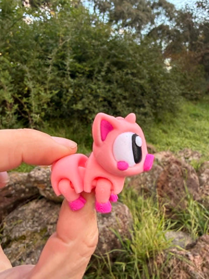 Piggy Pen Mini Habitat – Cute 3D Printed Playset for Small Figurines