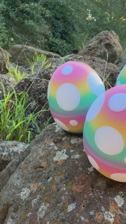 Easter Bunny & Egg Duo - Easter Decor Cute 3D Printed Mini Collectible