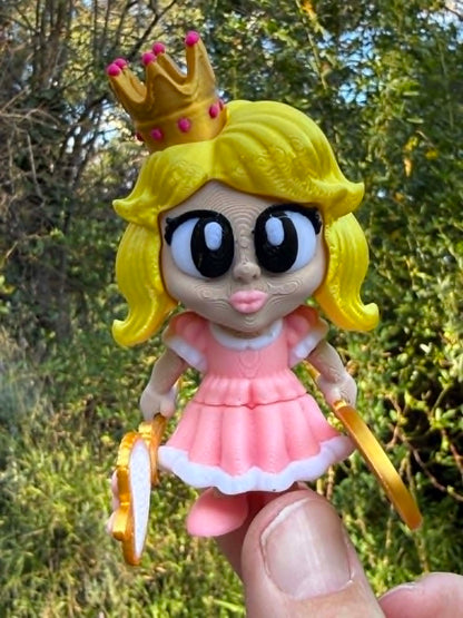 Princess Story Box Book – Articulated Princess, Castle & Mini Accessories