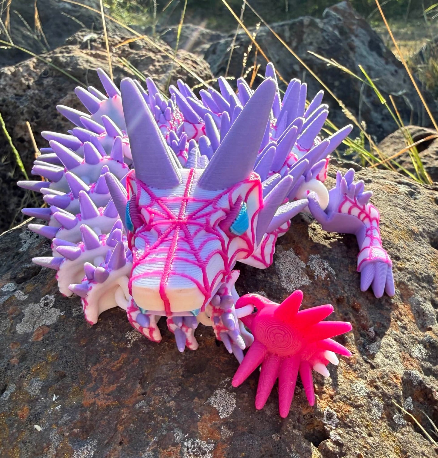 Spider Dragon – 3D Printed Fantasy Creature | Magical Shelf Décor for Kids