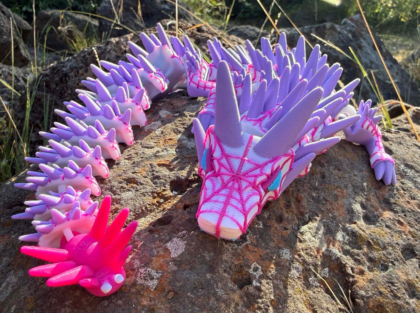 Spider Dragon – 3D Printed Fantasy Creature | Magical Shelf Décor for Kids